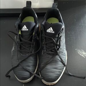 Adidas Black and White Athletic Shoes with Modern Design